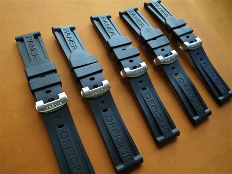 panerai rubber strap 24mm|Panerai deploy straps for sale.